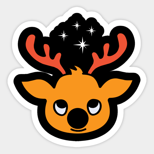santa deer Sticker by Store village
